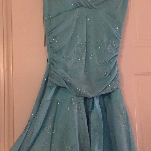 Juniors Angel Blue Sparkle Dress ❄️ - Picture 3 of 4